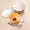 PLASTIC BOWLS WITH LID