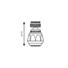 WATERSAVING AERATOR CHROME