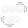 CUP RIM COOKIE CUTTERS, NATURE