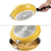 DOUBLE-SIDED FRYING PAN FOR INDUCTION