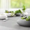LARGE PLANT POT STONES, GREY