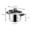 PRESSURE COOKER NON-STICK 6LT