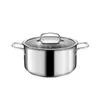 DEEP POT WITH COVER 24 CM 