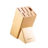BLOCK FOR 8 KNIVES AND SHEARS