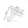 HOOKS FOR KITCHEN UNIT DOORS, TRANSPARENT