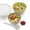 PLASTIC BOWLS WITH LIDS