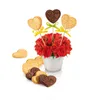 COOKIE CUTTERS WITH STAMP, HEARTS