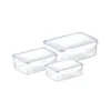 SET 3 CONTAINERS, RECTANGULAR