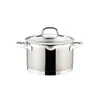 DEEP POT WITH STRAINING COVER