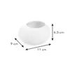 SMALL PLANT POT STONES, WHITE