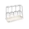 WINE GLASS RACK WITH DRAINER 330 x 148 mm