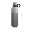 BOTTIGLIA TERMICA IN ACCIAIO INOX, 0.5 L, BICOLORE