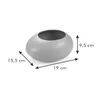 LARGE PLANT POT STONES, WHITE