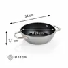 DEEP FRYING PAN, 2 GRIPS