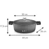 ROASTER WITH LID 