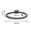 GLASS VACUUM LID