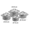 BATTERIA DI PENTOLE, TAUPE