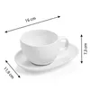 CAPPUCCINO CUP WITH SAUCER