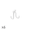 DRESS HOOKS FOR CLOTHES HANGERS
