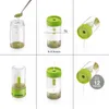 GLASS SPROUTING JAR