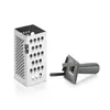 GRATER WITH REMOVABLE HANDLE, FOUR-SIDED