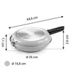 DOUBLE-SIDED FRYING PAN FOR INDUCTION