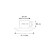 TAZZA CAFFE' CON PIATTINO