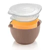 PLASTIC BOWLS WITH LID
