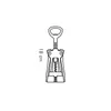 WINE BOTTLE OPENER, WITH FOIL CUTTER
