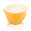 PLASTIC BOWLS WITH LID