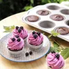 TEGLIA IN SILICONE CON BORDO IN METALLO, 12 MUFFIN