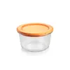 GLASS JAR, ROUND