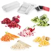 CHIP AND CUBE CUTTER WITH 2 BLADES