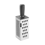 GRATER WITH REMOVABLE HANDLE, FOUR-SIDED