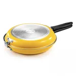 DOUBLE-SIDED FRYING PAN FOR INDUCTION