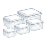 SET 5 CONTENITORI QUADRATI