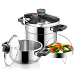 SET PENTOLE A PRESSIONE 4+6 L