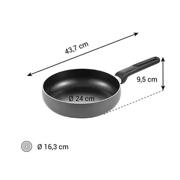 DEEP ROUNDED FRYING PAN