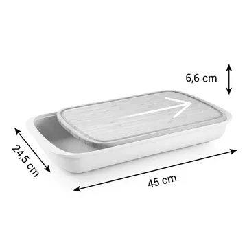 CHOPPING BOARD WITH TRAY