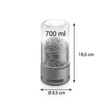 GLASS SPROUTING JAR
