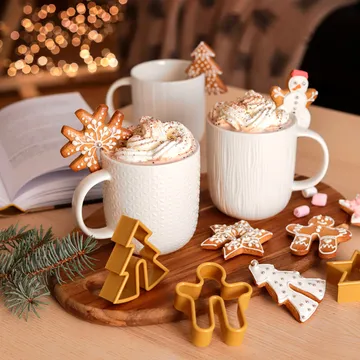 CUP RIM COOKIE CUTTERS, CHRISTMAS