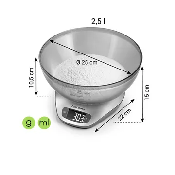 BILANCIA DIGITALE DA CUCINA 5 KG CON CIOTOLA