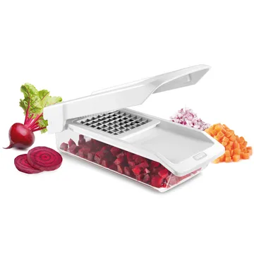 CHIP AND CUBE CUTTER WITH 2 BLADES