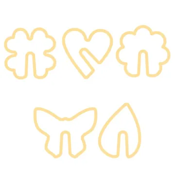 CUP RIM COOKIE CUTTERS, NATURE