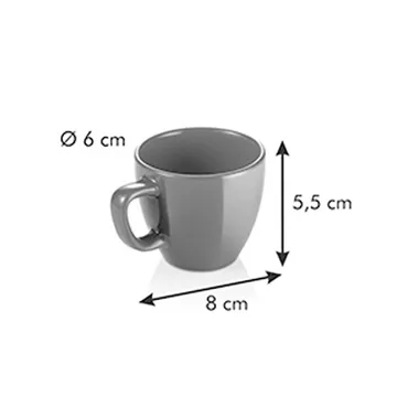TAZZINA CAFFE' BICOLORE