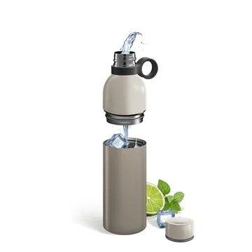 THERMO BOTTLE 0.,5 L STAINLESS STEEL, BICOLOR