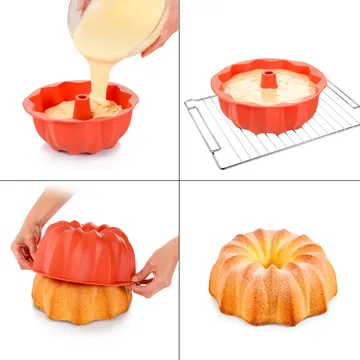 TALL BUNDT PAN, ROSETTE