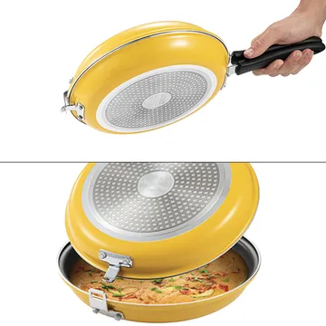 DOUBLE-SIDED FRYING PAN FOR INDUCTION