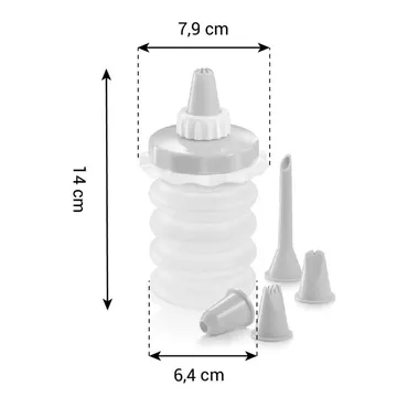 ACCORDION SQUEEZE DECORATOR, 5 NOZZLES