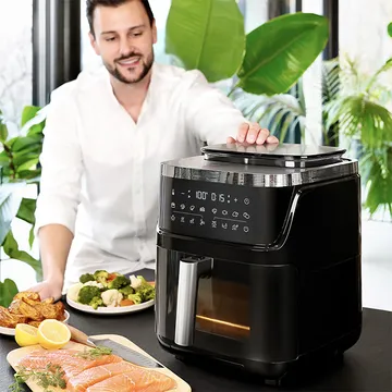 FRIGGITRICE AD ARIA CON FUNZIONE COTTURA A VAPORE